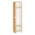 72" H One-Wide Single-Tier Locker - Shown in Light Oak w/ door open